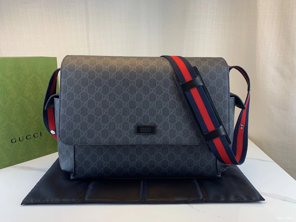 Hyperpeter GUCCI diaper bag GG plus 0818